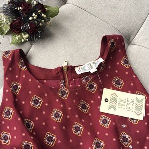 Pink Rose dress tank